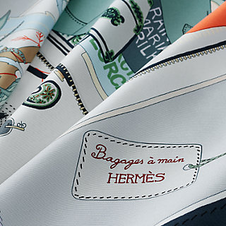 Bagage a Main scarf 90 - Grey | Hermès Mainland China